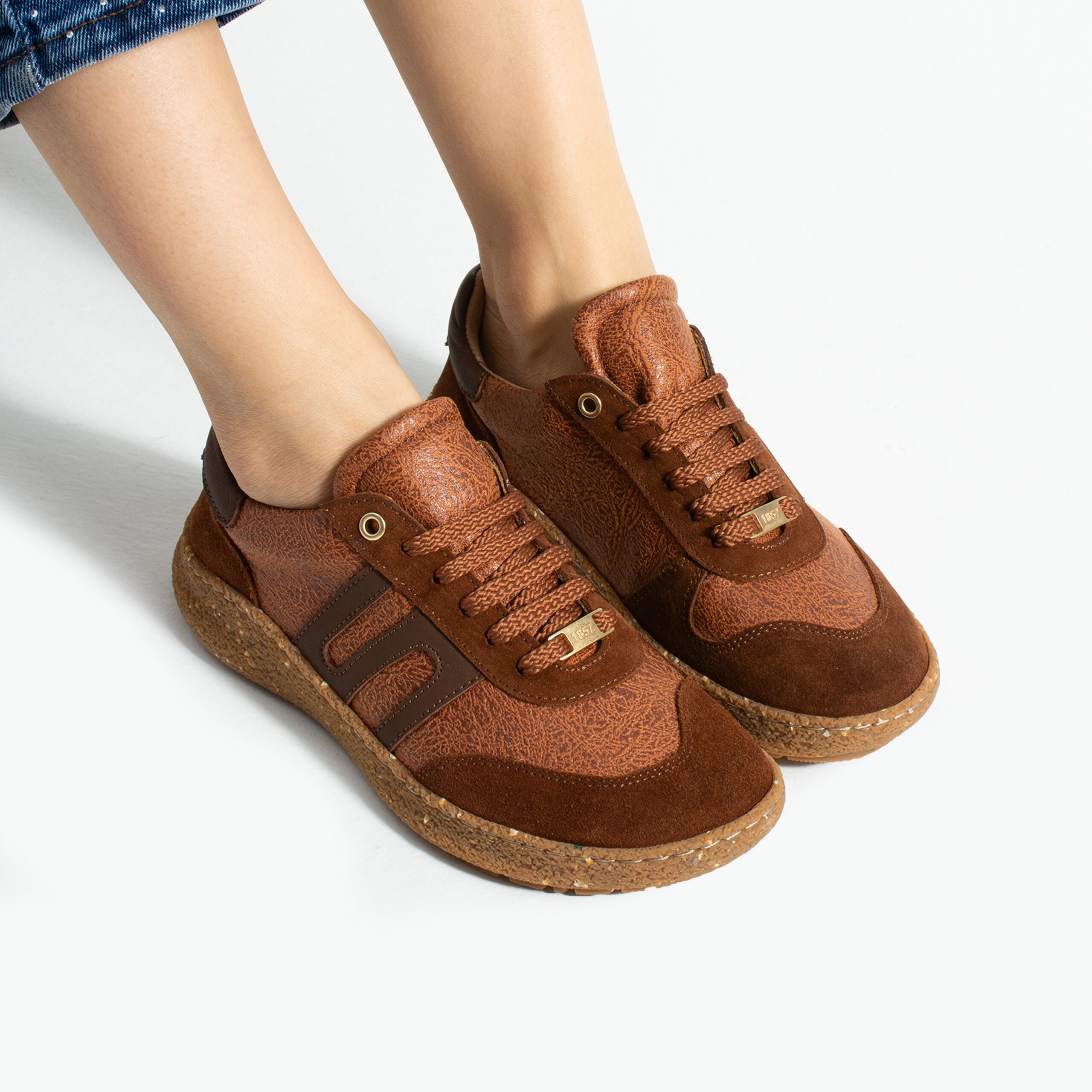 Дамски боси обувки с широка предна част – Terracotta Дамски кецове и сникърси 11 Дамски боси обувки с широка предна част - Terracotta