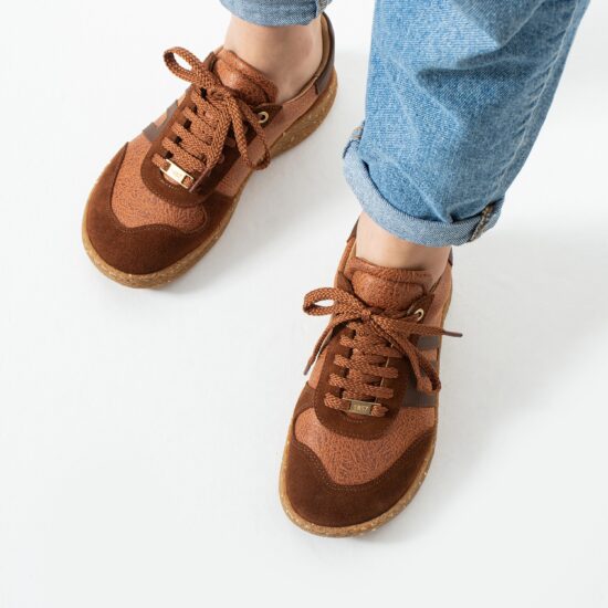 Alternative view of Дамски боси обувки с широка предна част - Terracotta