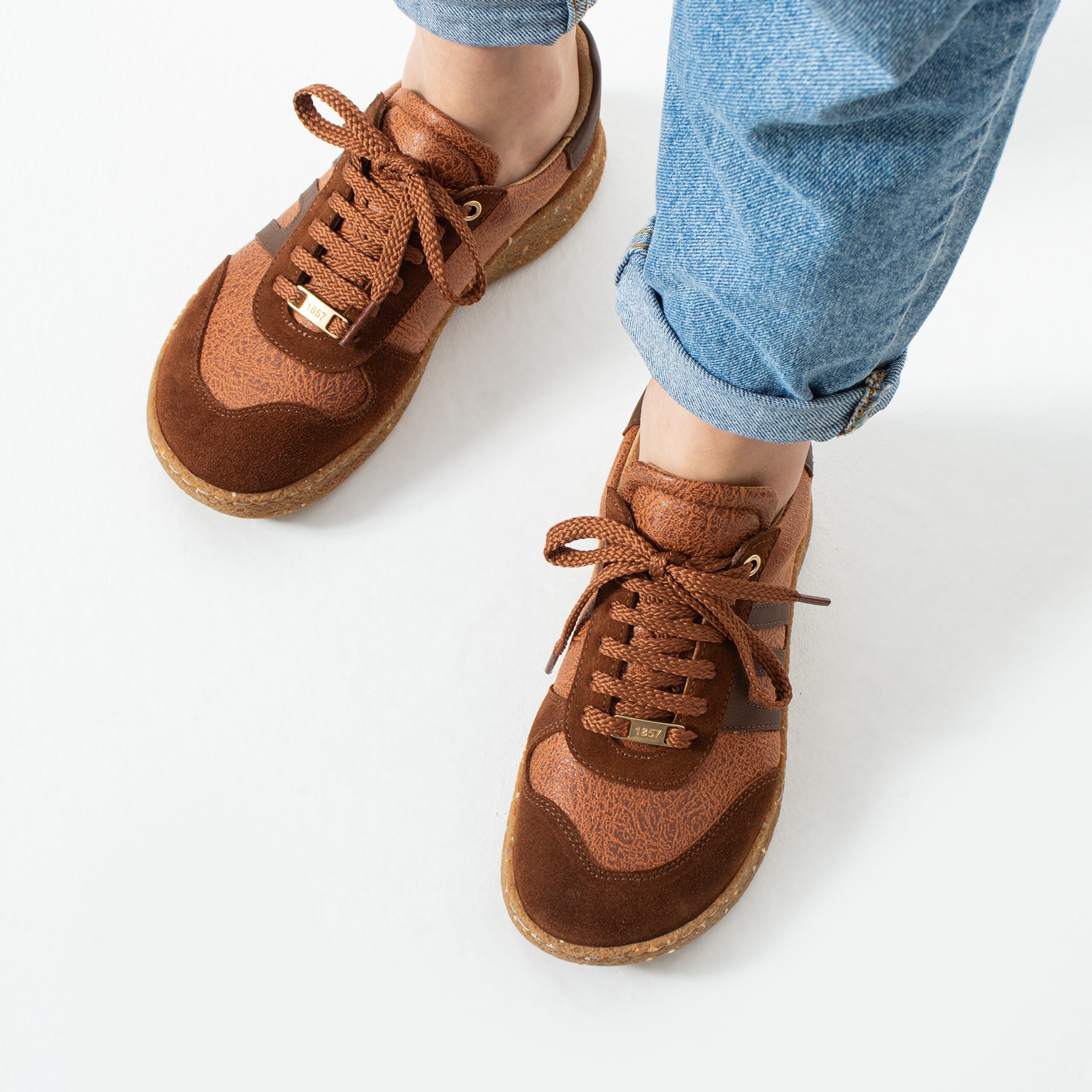 Дамски боси обувки с широка предна част – Terracotta Дамски кецове и сникърси 12 Дамски боси обувки с широка предна част - Terracotta - Image 2