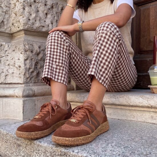 TUASOLEA 1857 Barefoot Дамски боси обувки с широка предна част - Terracotta /