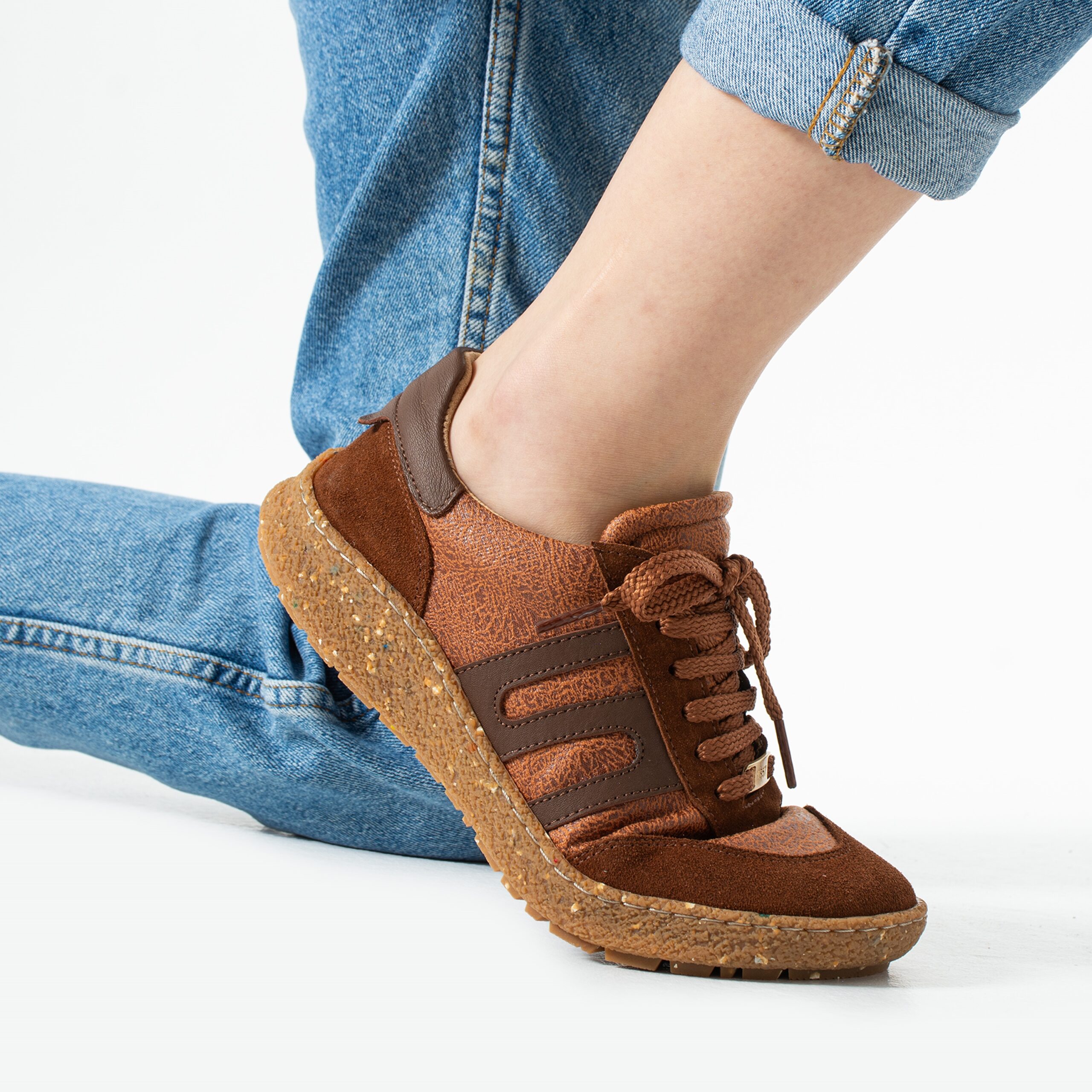 Дамски боси обувки с широка предна част – Terracotta Дамски кецове и сникърси 15 Дамски боси обувки с широка предна част - Terracotta - Image 5