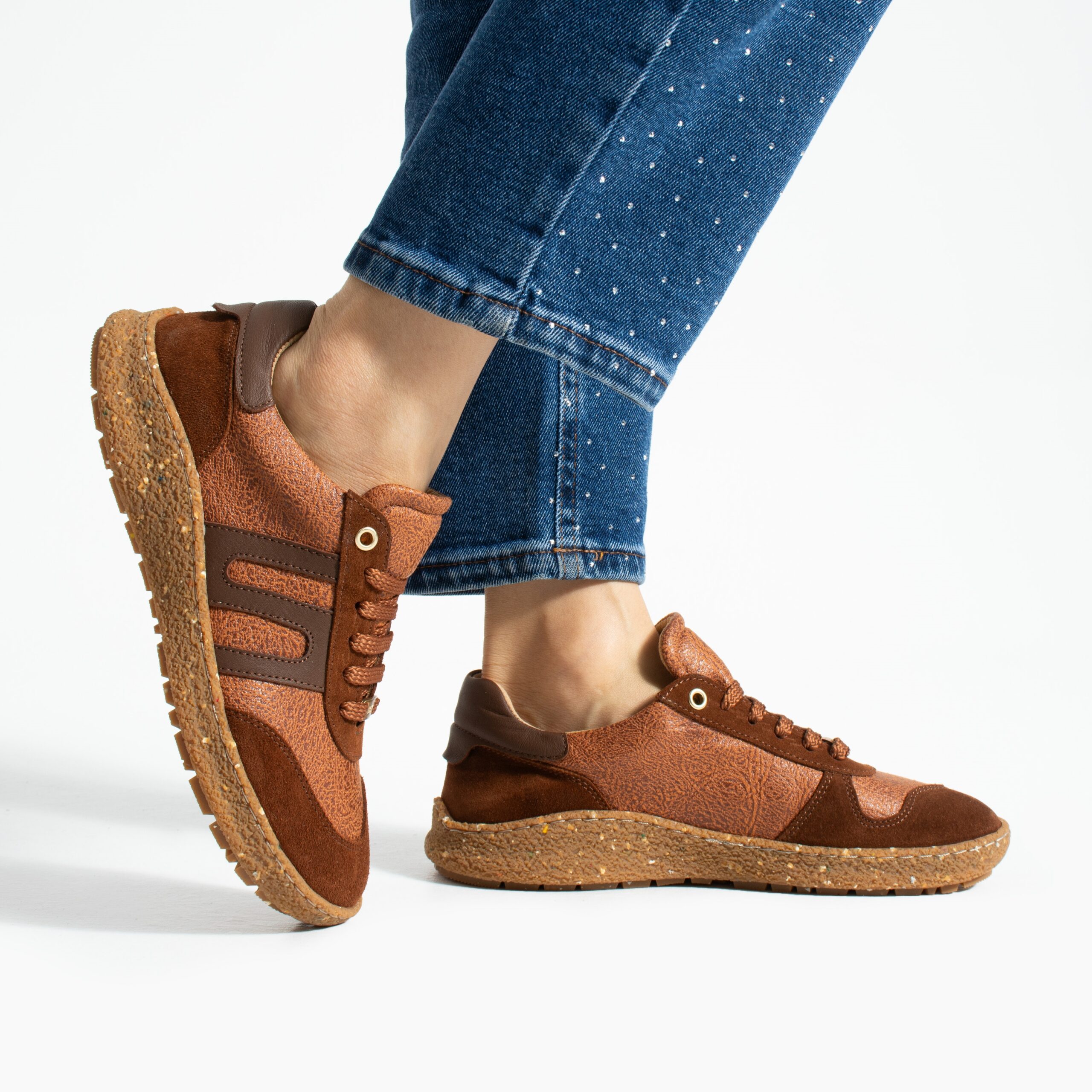 Дамски боси обувки с широка предна част – Terracotta Дамски кецове и сникърси 16 Дамски боси обувки с широка предна част - Terracotta - Image 6