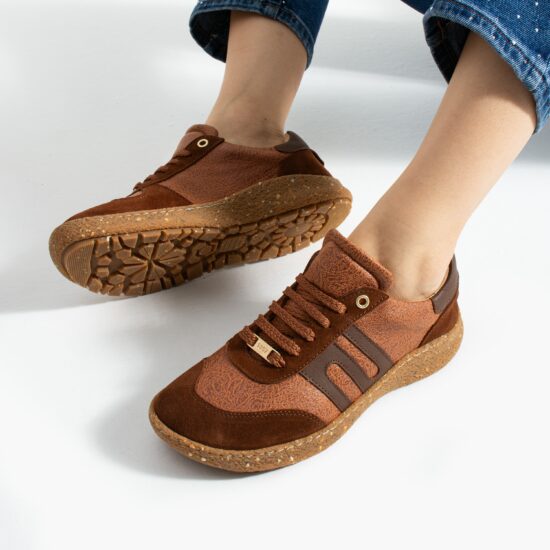 TUASOLEA 1857 Barefoot Дамски боси обувки с широка предна част - Terracotta /