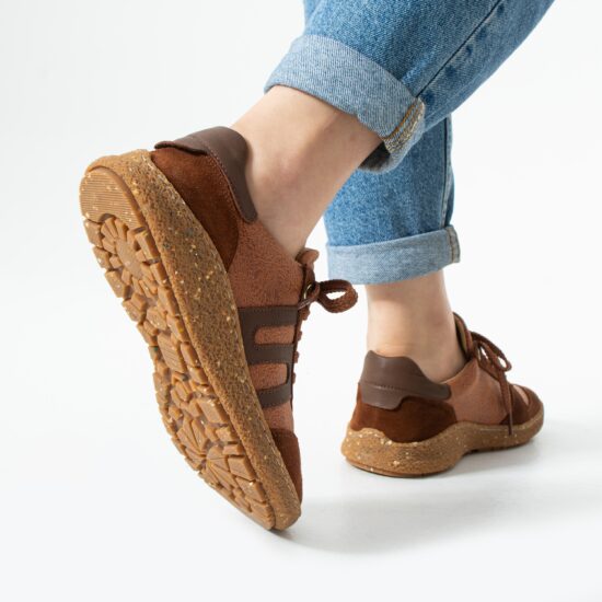 TUASOLEA 1857 Barefoot Дамски боси обувки с широка предна част - Terracotta /