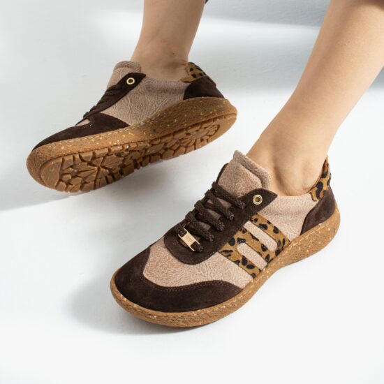 TUASOLEA 1857 Barefoot Дамски боси обувки с широка предна част - Safari /