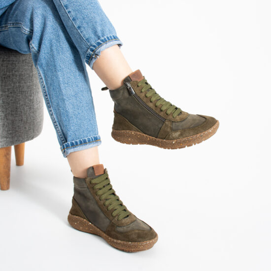 Дамски боти и кубинки - TSL Barefoot North Moss