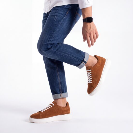 Мъжки Zen Camel Suede от Естествен велур