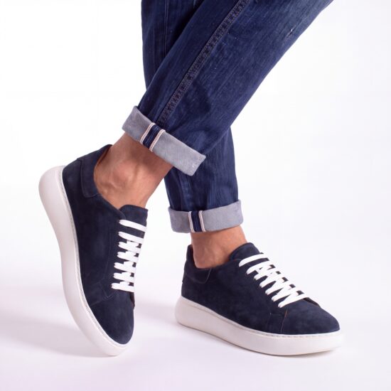 Zen Navy Suede 500117 Син