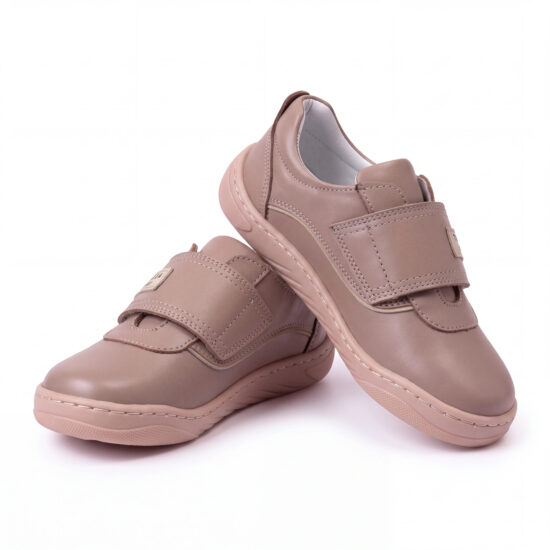 Боси обувки TSL Barefoot Mini Go Blush от Естествена кожа