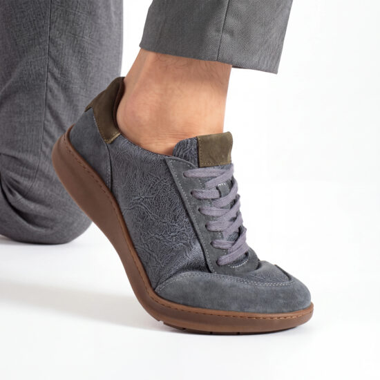 TSL Barefoot Atlas Blue - Син - Естествен набук