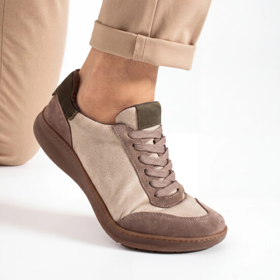 TSL Barefoot Atlas Beige - Бежов - Естествен набук
